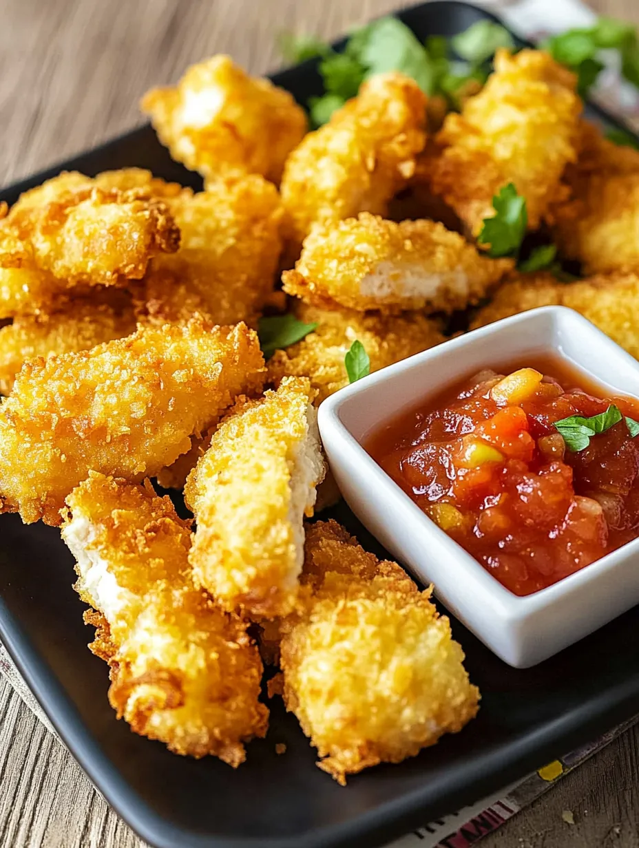 Bâtonnets de poulet croustillants