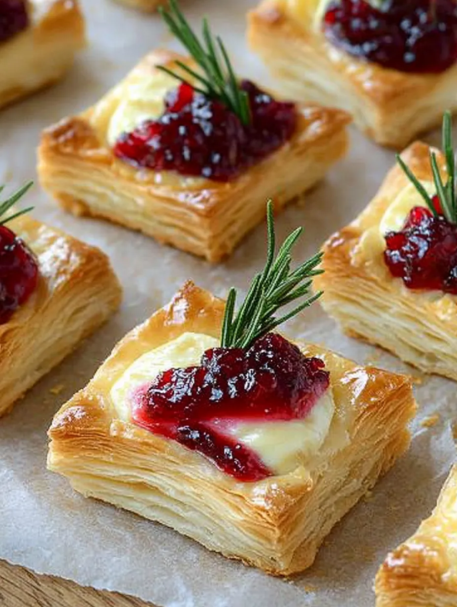 Bouchées feuilletées au camembert – Un rêve croustillant pour les amateurs de fromage