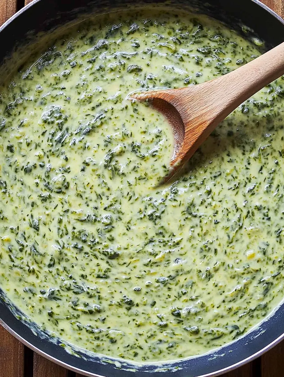 Sauce aux épinards pour pâtes – Délicieuse et Simple