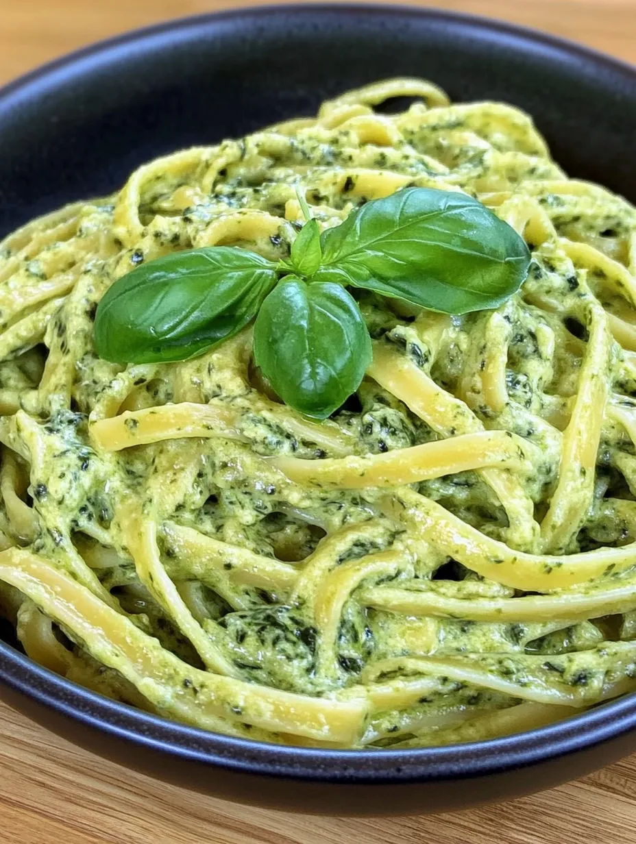 Pâtes à la sauce crémeuse aux épinards – Simple et délicieux