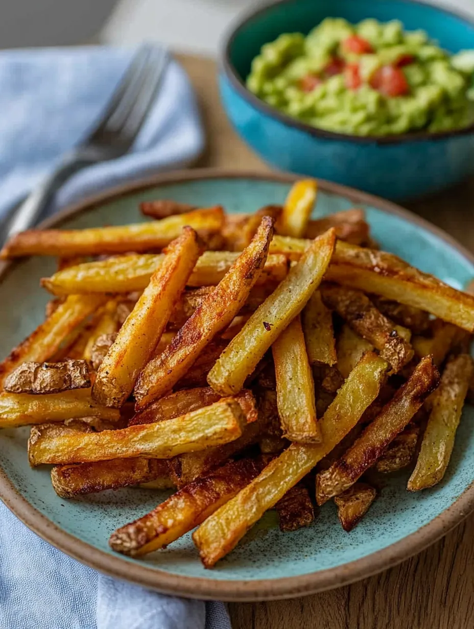 Pommes de terre croustillantes au parmesan avec sauce crémeuse à l'avocat