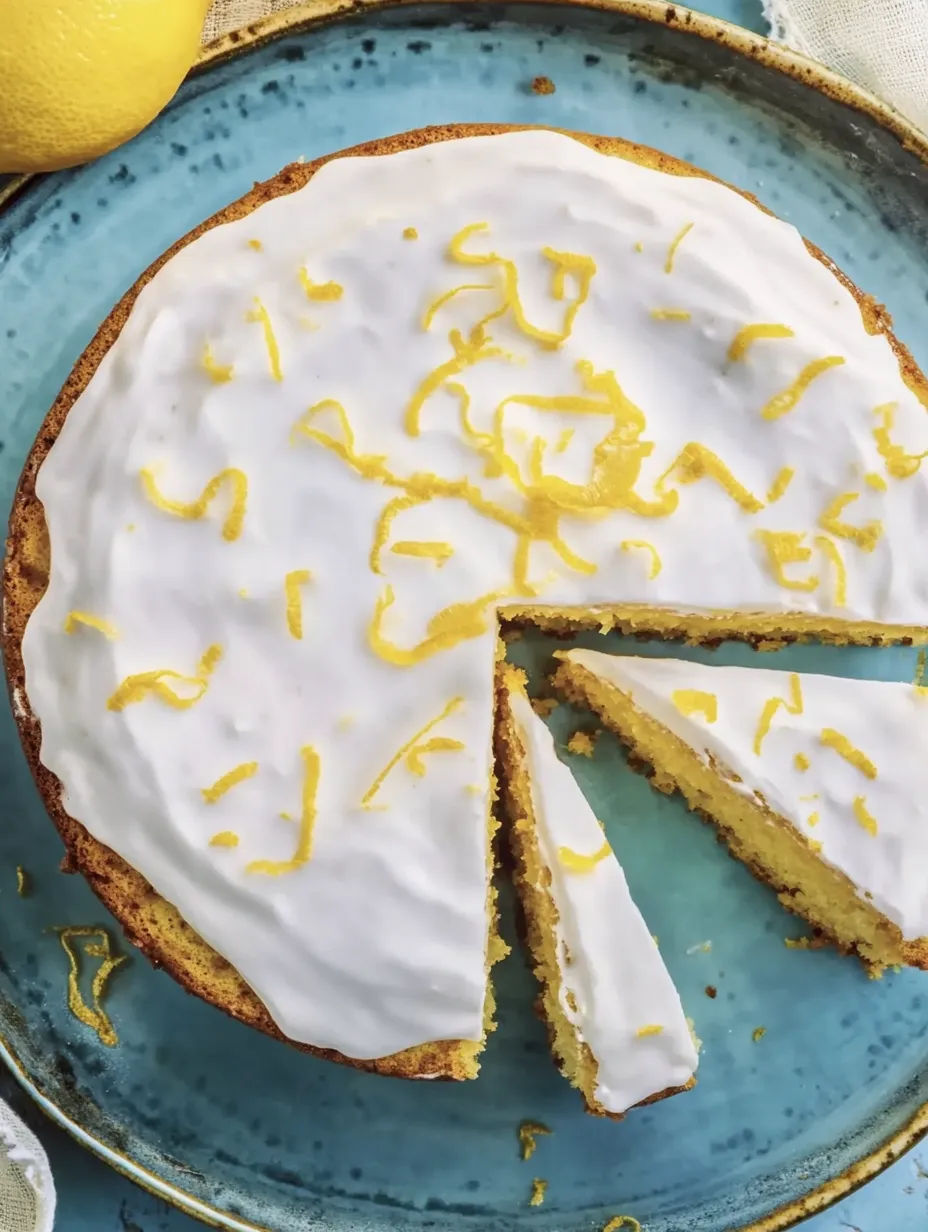 Gâteau au citron sicilien – Frais et Parfumé