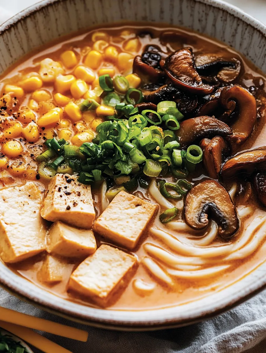 Tantanmen végétalien – Crémeux, Épicé et Délicieux