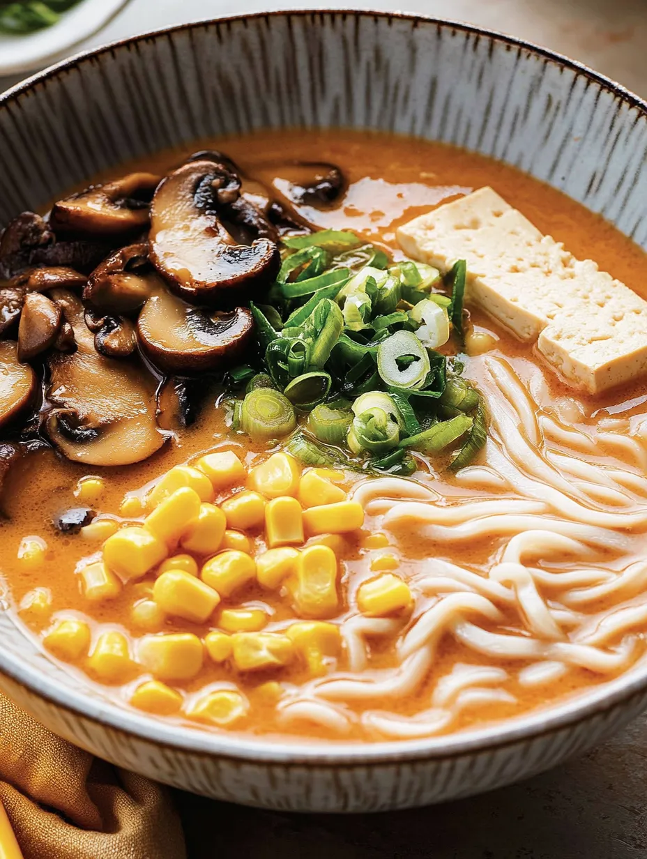 Tantanmen végétalien – Ramen épicés avec une touche crémeuse