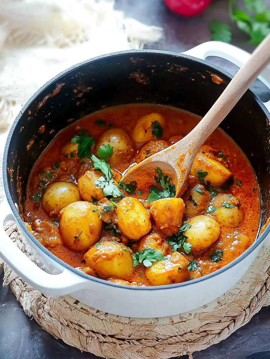 Dum Aloo du Cachemire – Plat épicé de pommes de terre du Pakistan