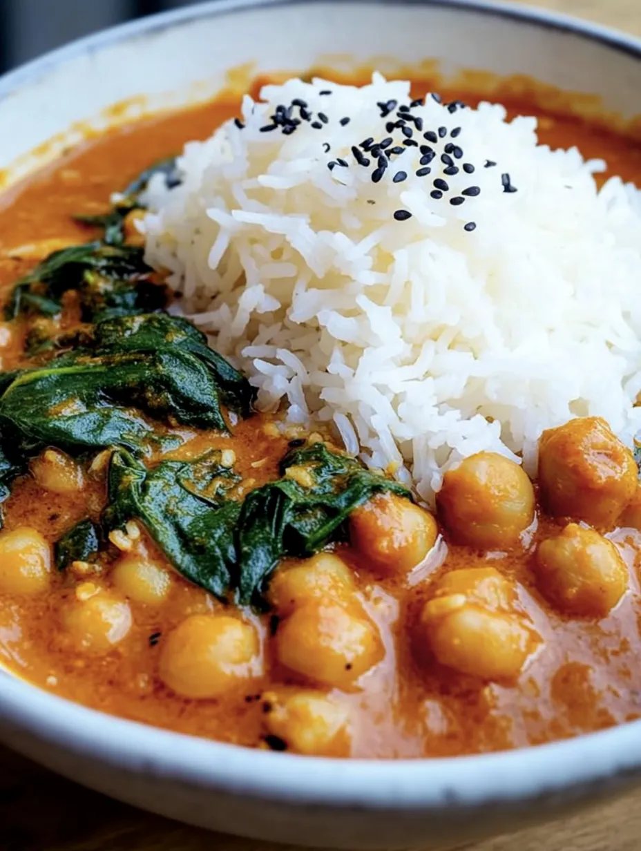 Curry aux pois chiches et épinards – Sain et Aromatique