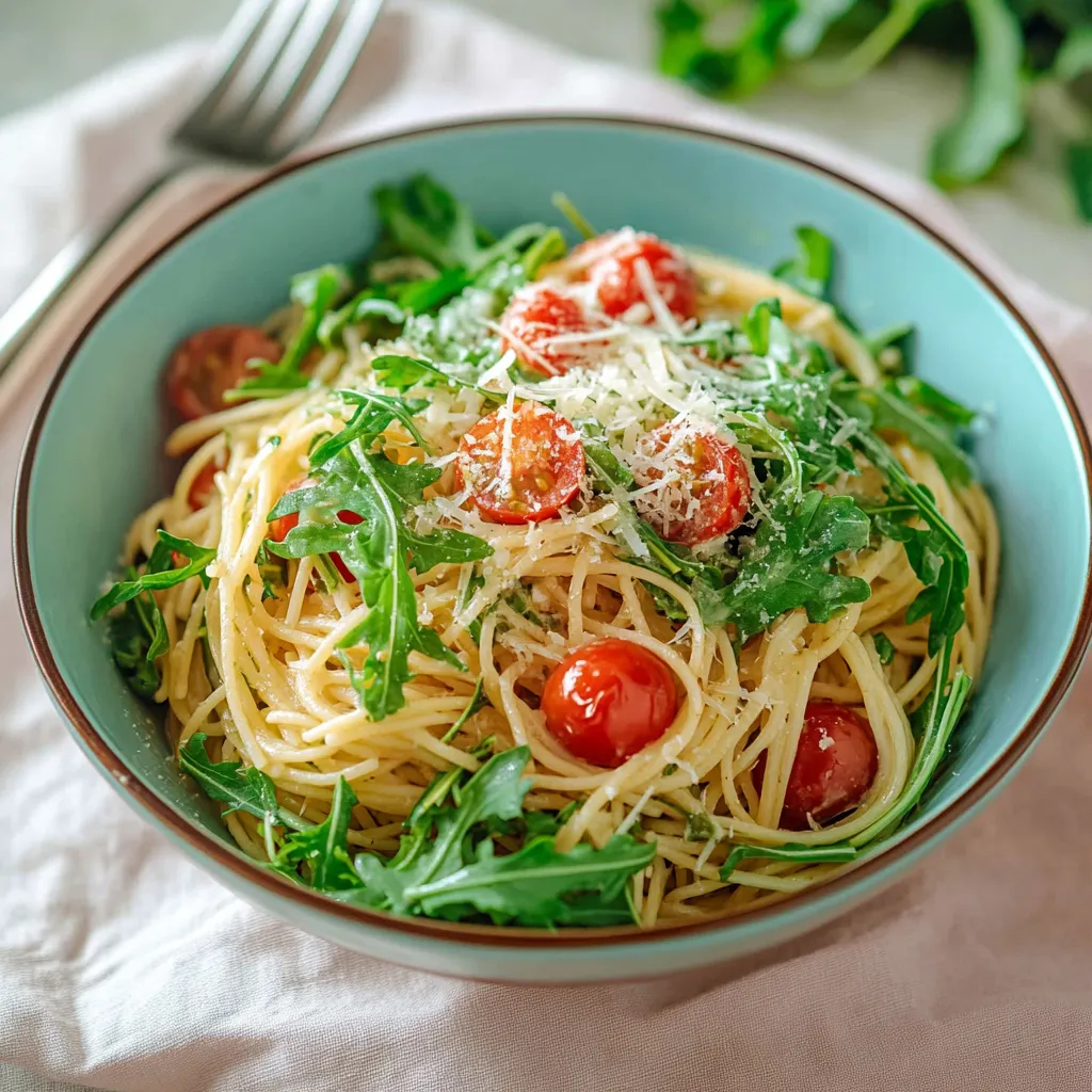 Pâtes Rucola savoureuses: Simple, rapide et irrésistible