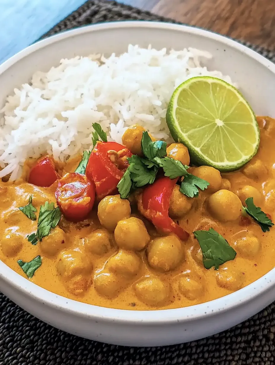 Curry de pois chiches express – Épicé et savoureux
