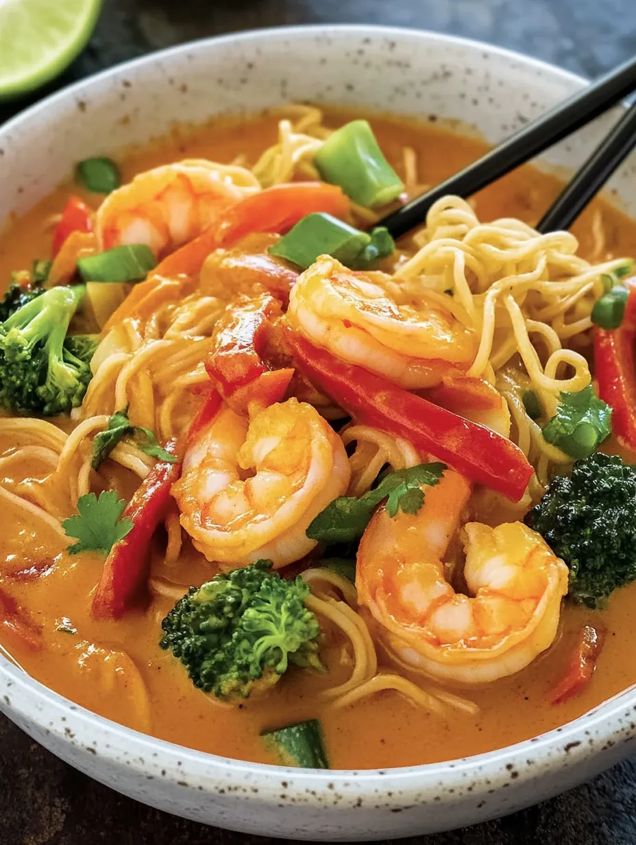Ramen rapide aux crevettes – Épicé et savoureux