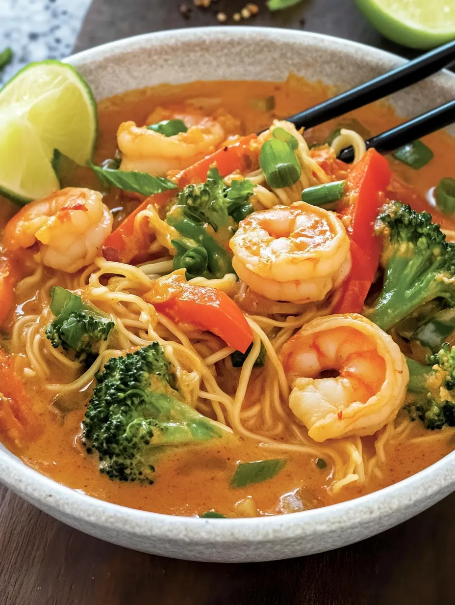 Ramen aux crevettes – Ultra-rapide et aromatique