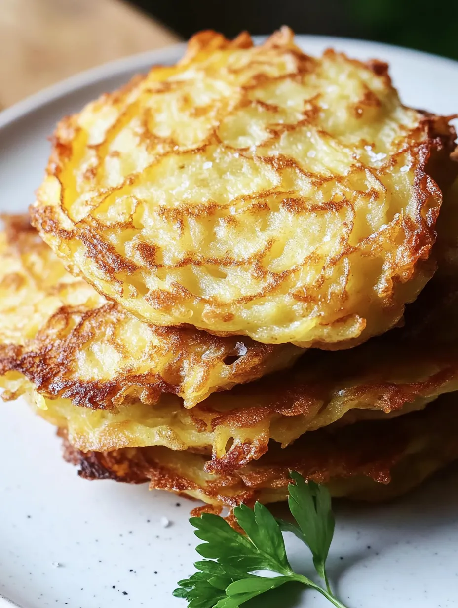 Galettes de pommes de terre à la friteuse à air - Croustillantes et légères