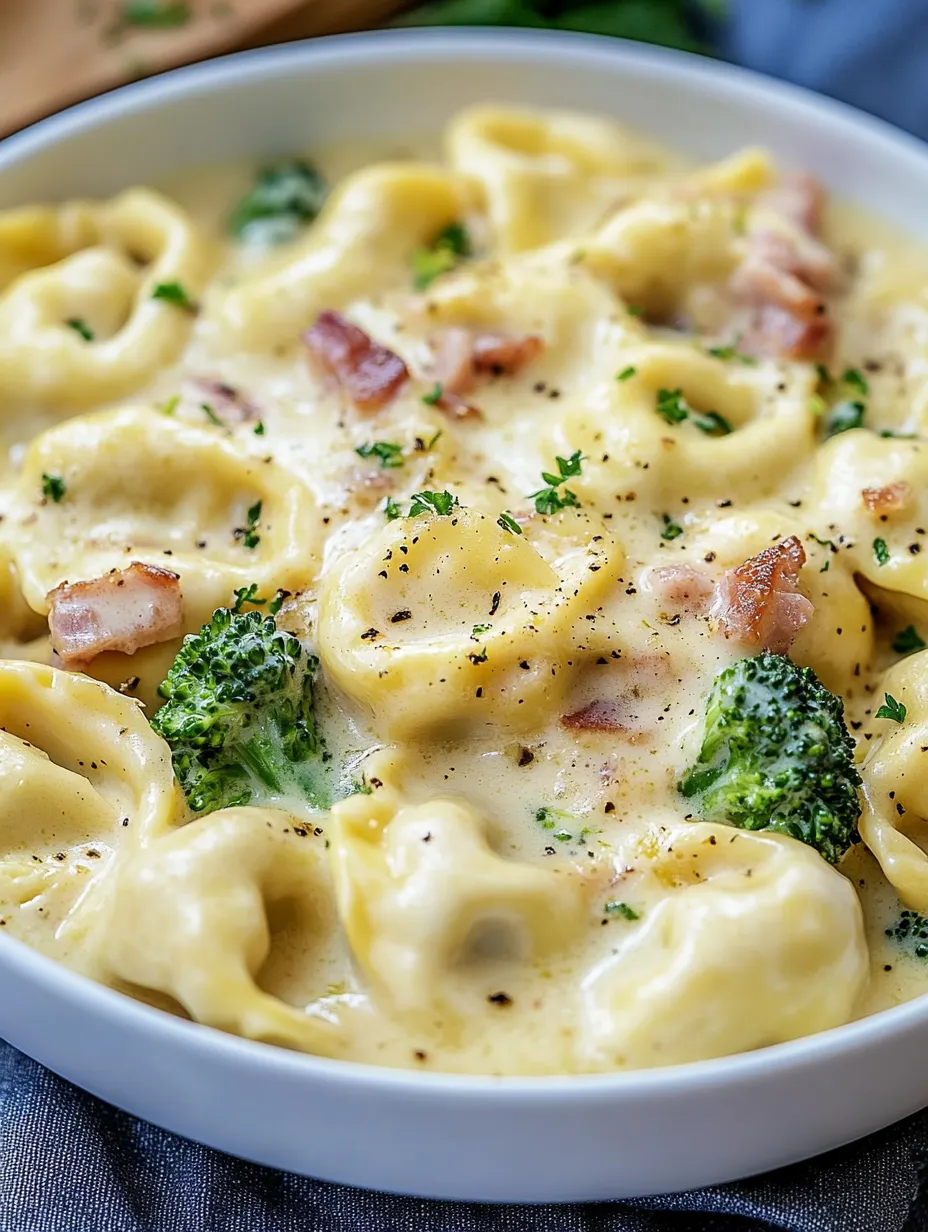 Gratin de tortellini à la crème – Rapide, Onctueux et Irrésistible