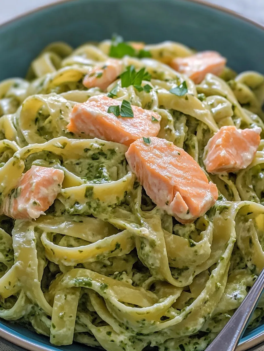Pâtes au saumon avec sauce crémeuse – Rapide et Délicieux