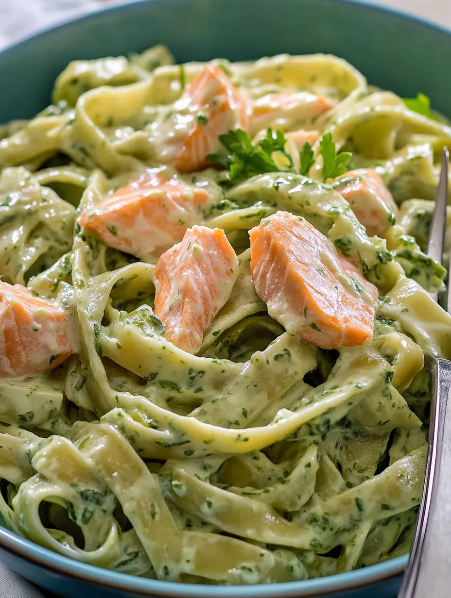Pâtes au saumon sauce crémeuse – Simple et Savoureux