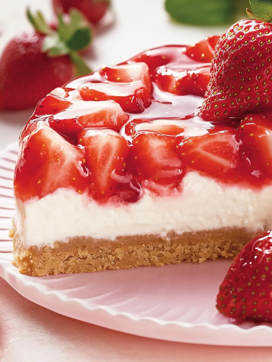 Gâteau aux fraises sans cuisson – Rapide, Fruité et Délicieux
