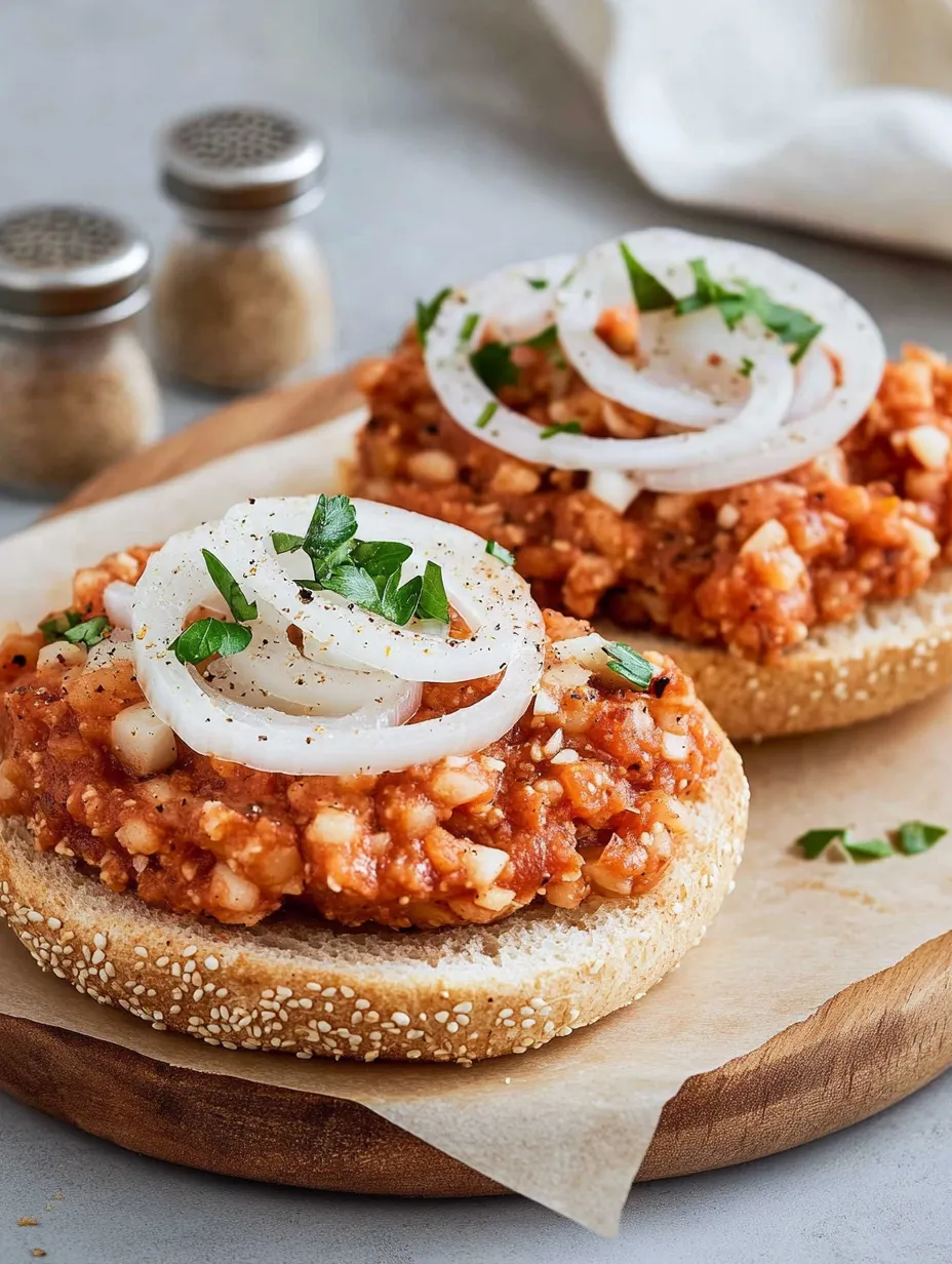 Tartare végétalien – Savoureux, Épicé et Étonnamment Réaliste