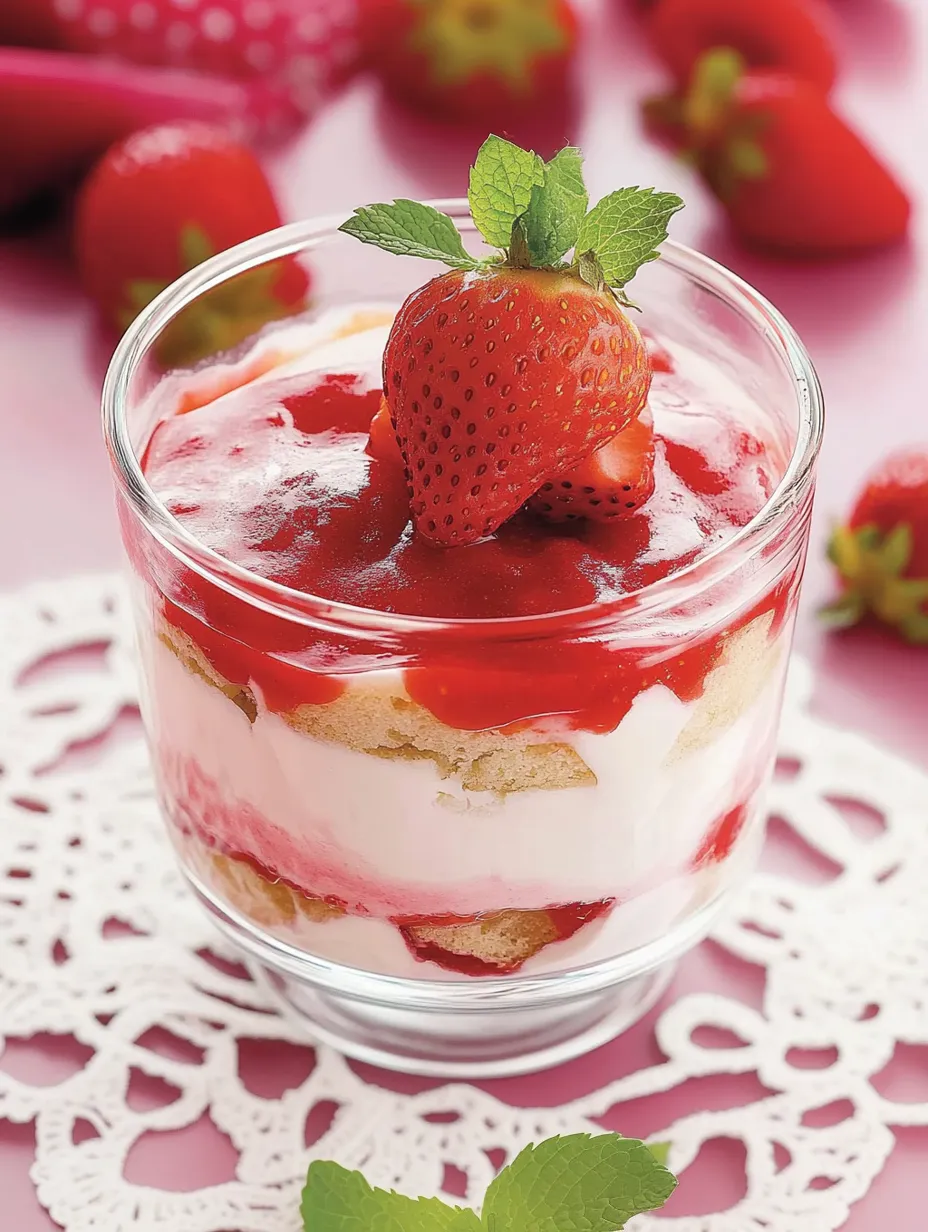 Tiramisu aux fraises en verrine – Simple, Rafraîchissant et Délicieux