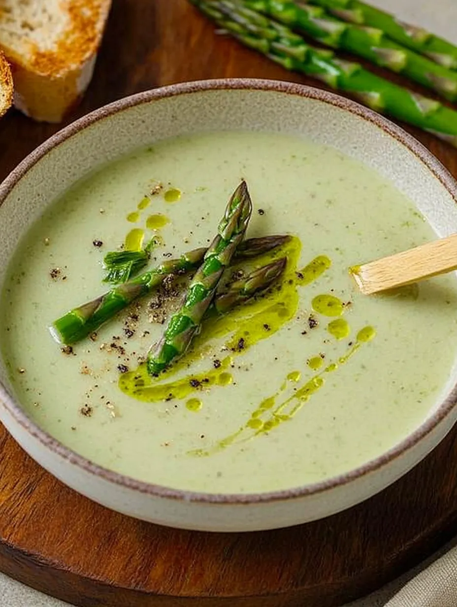 Soupe d'asperges vertes – Aromatique, Saine et Simplement Délicieuse