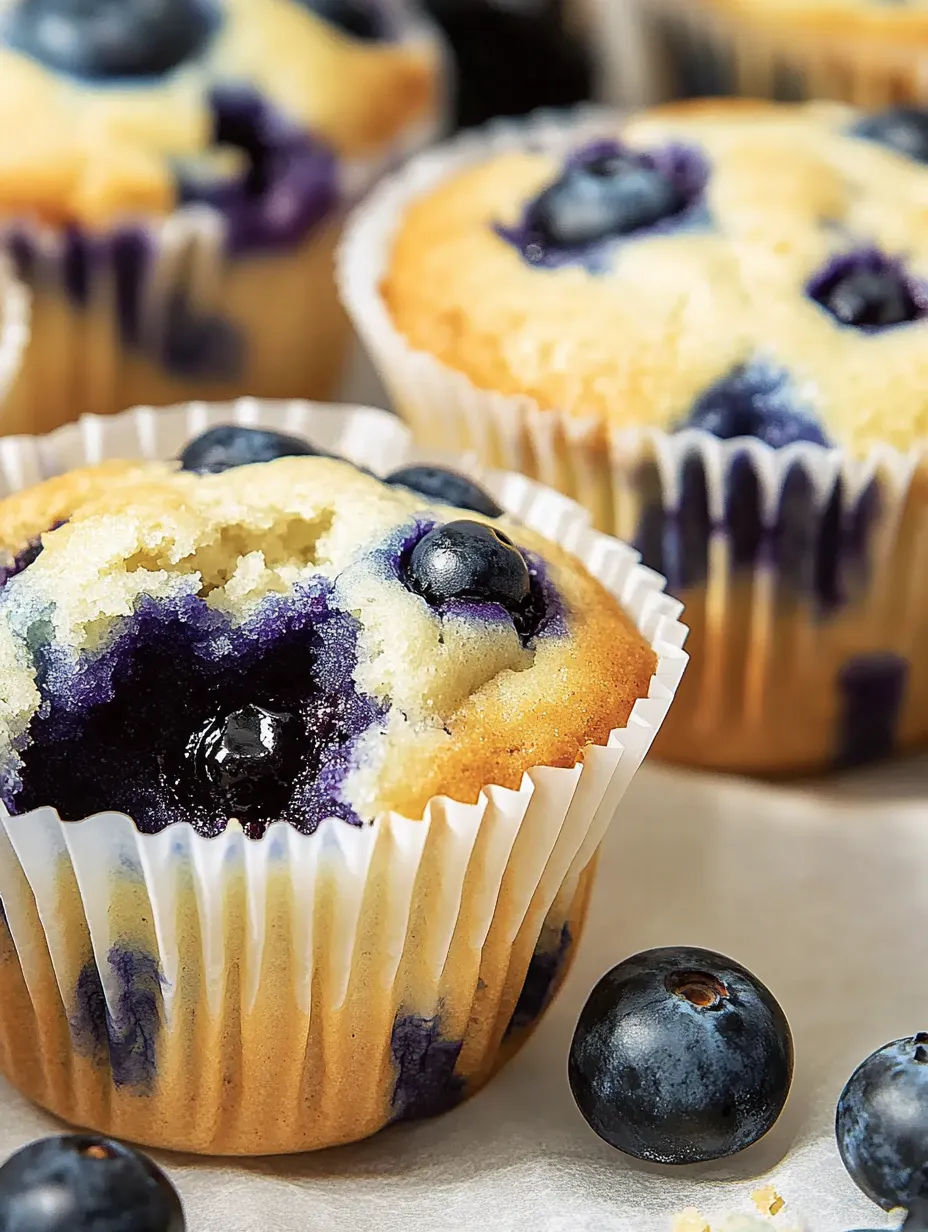 Muffins aux myrtilles classiques – Simples, Moelleux et Délicieux