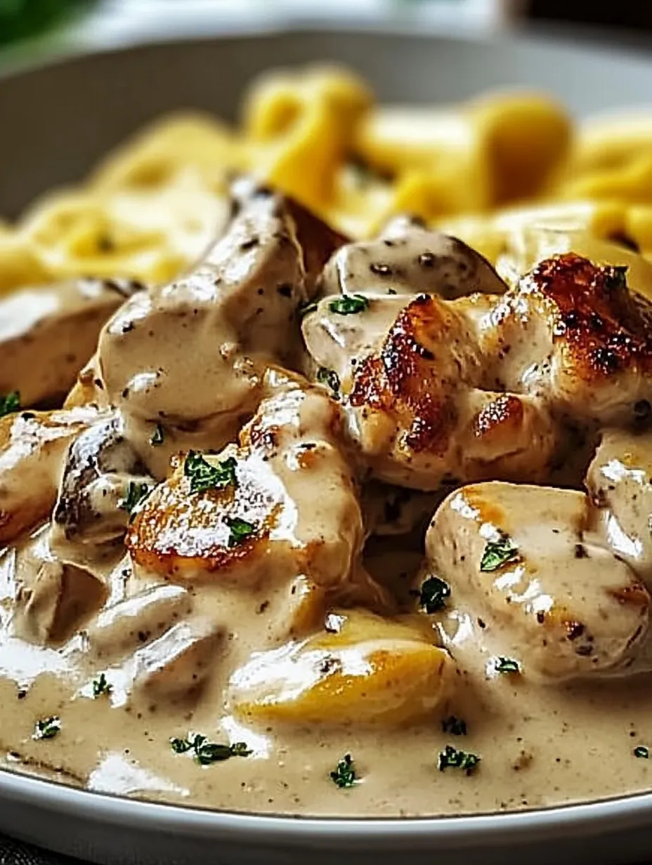 Poulet Stroganoff Onctueux Maison
