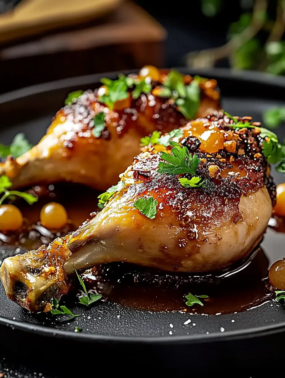 Délicieux Poulet Miellé à la Moutarde