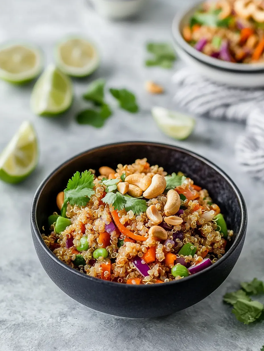 Quinoa façon thaï aux noix de cajou