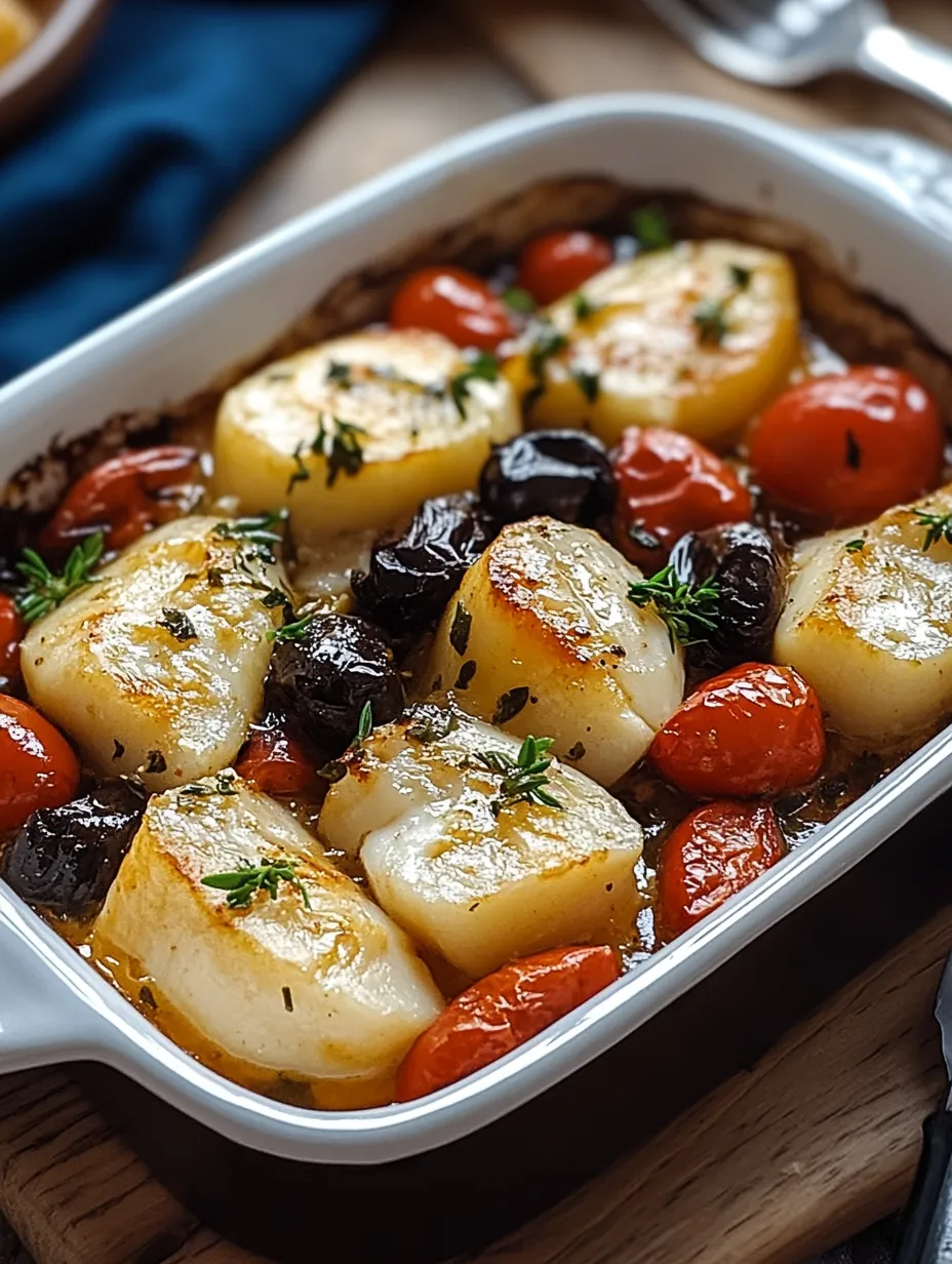 Recette Morue au Four à la Portugaise
