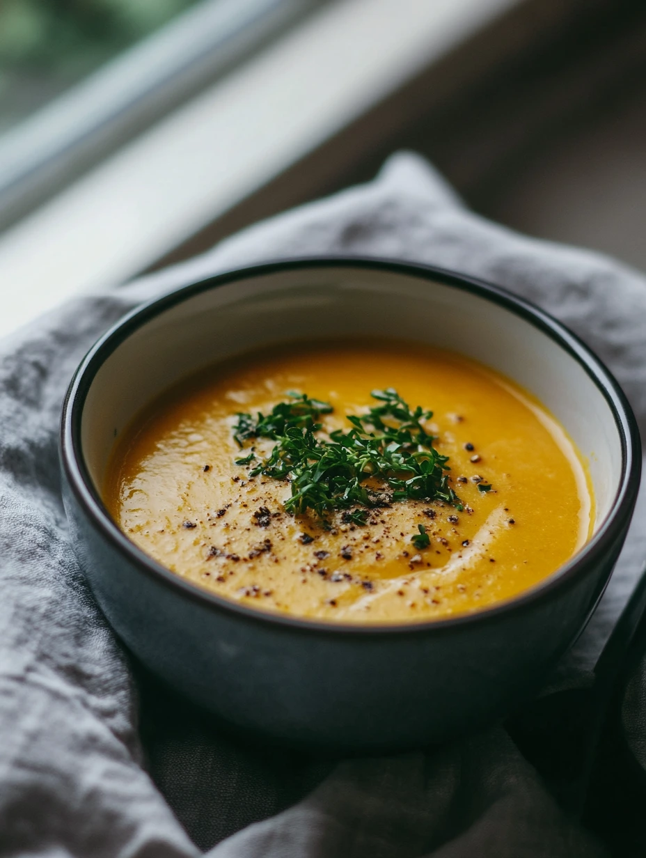 Velouté courgette butternut curry et coco finale