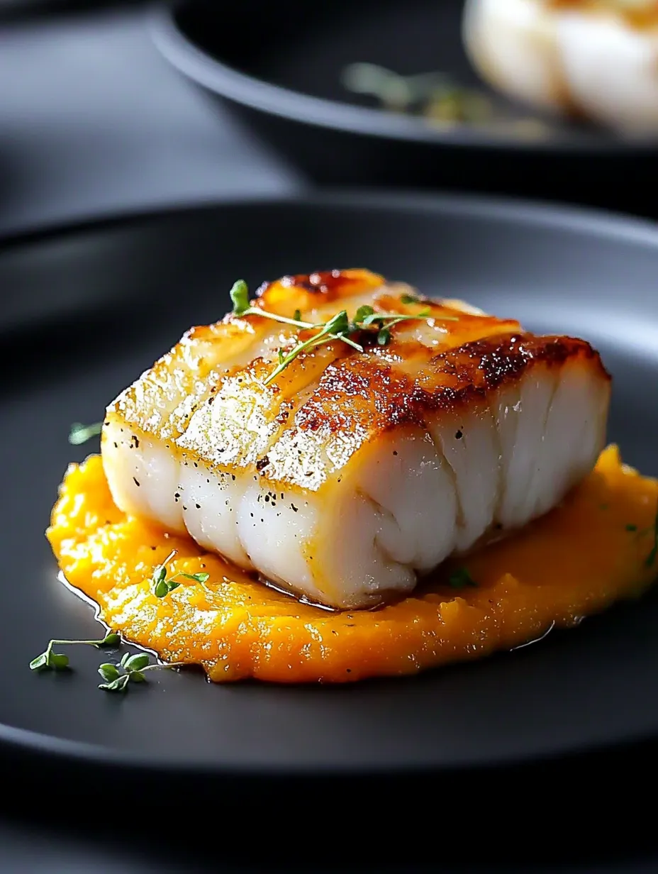 Savoureux Cabillaud en Habit de Lard Fumé sur Lit de Butternut