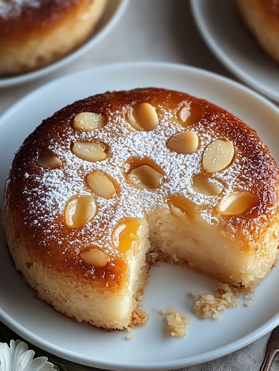 Moelleux aux amandes et compote de pommes