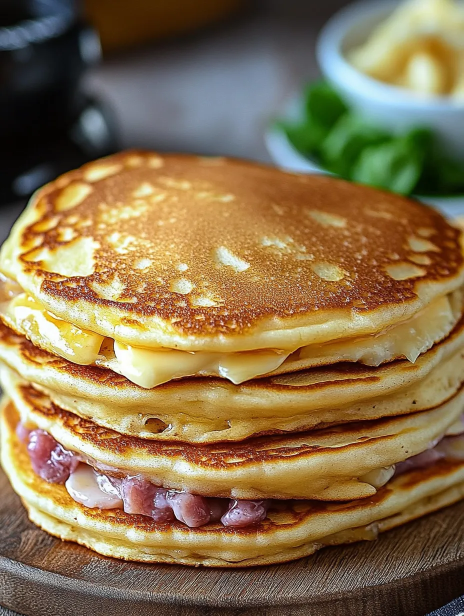 Crêpes Jambon-Fromage : Tendres et Savoureuses