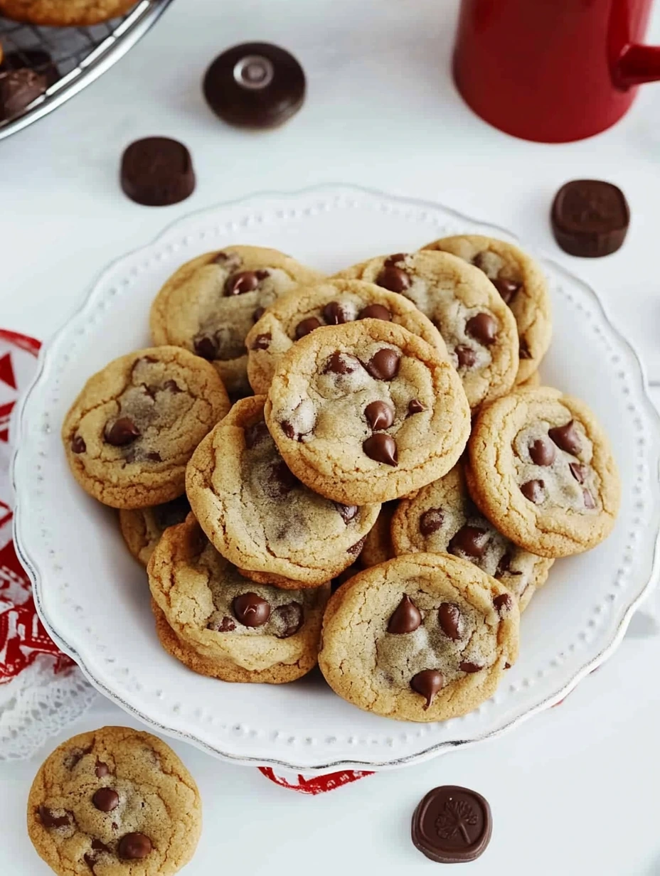 Assiette Cookies moelleux aux pépites de chocolat