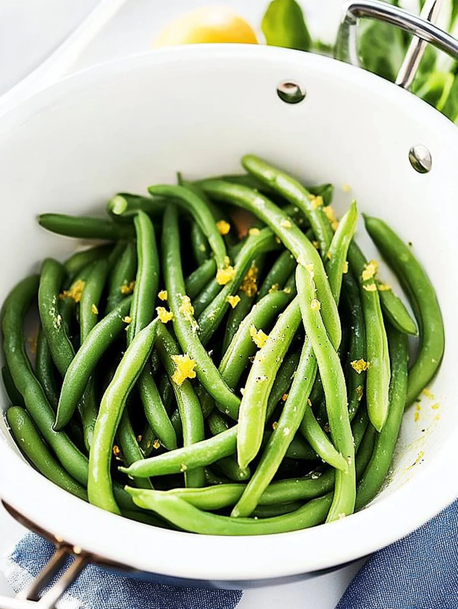 Sécher les haricots verts détrempés