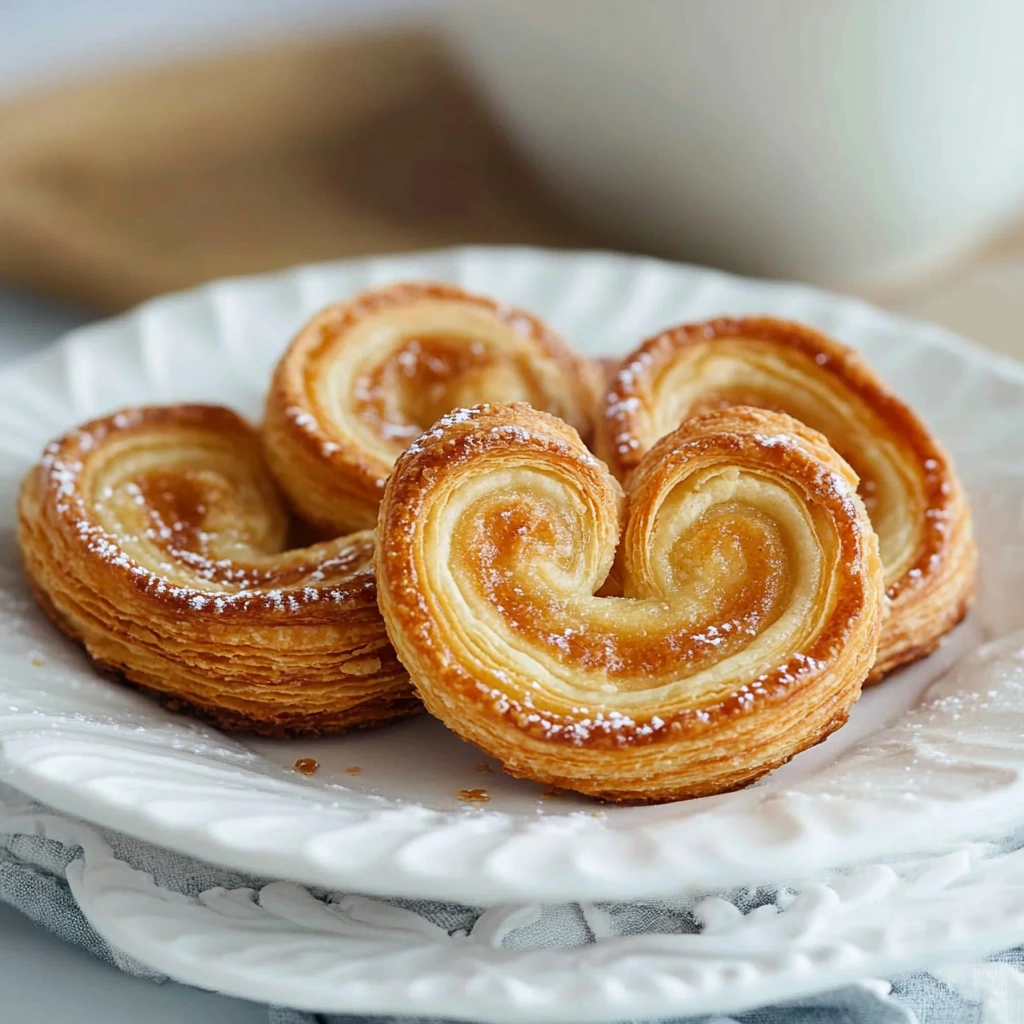 Biscuits palmiers, recette facile