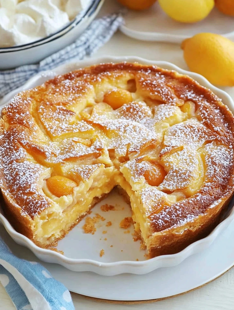 un clafoutis abricots amandes parfait