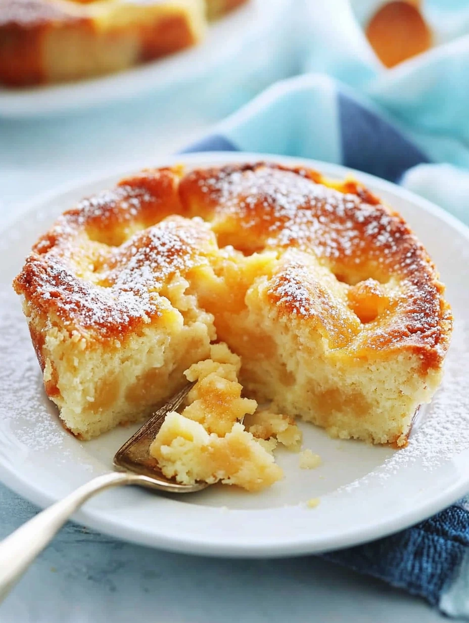 Une portion de Clafoutis abricots amandes