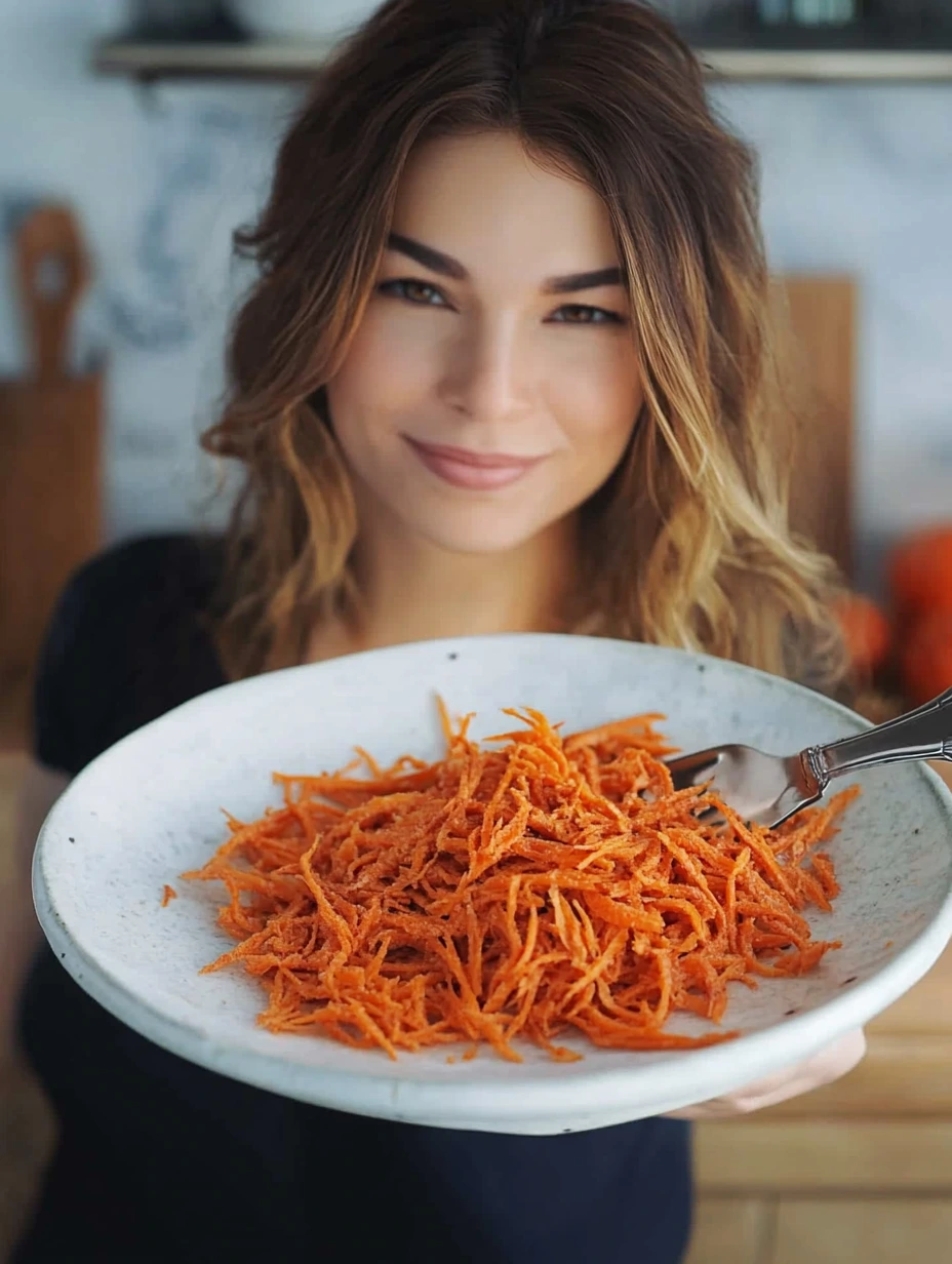 Salade de carottes râpées prête à manger