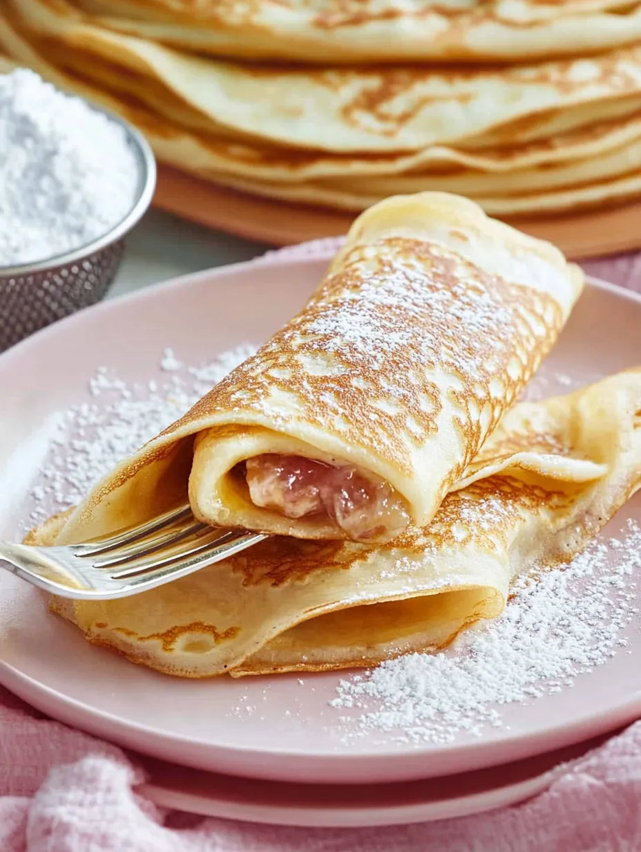 Recette de base de crêpes – Parfaite pour versions sucrées & salées