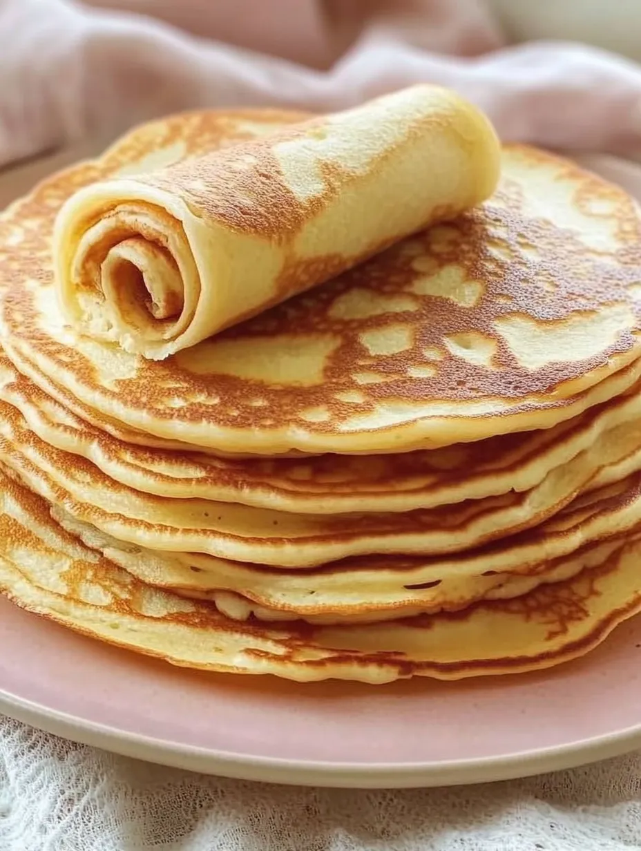 Crêpes moelleuses – Prêtes en quelques minutes!
