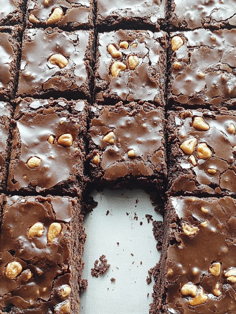 Morceaux Brownies aux noix moelleux