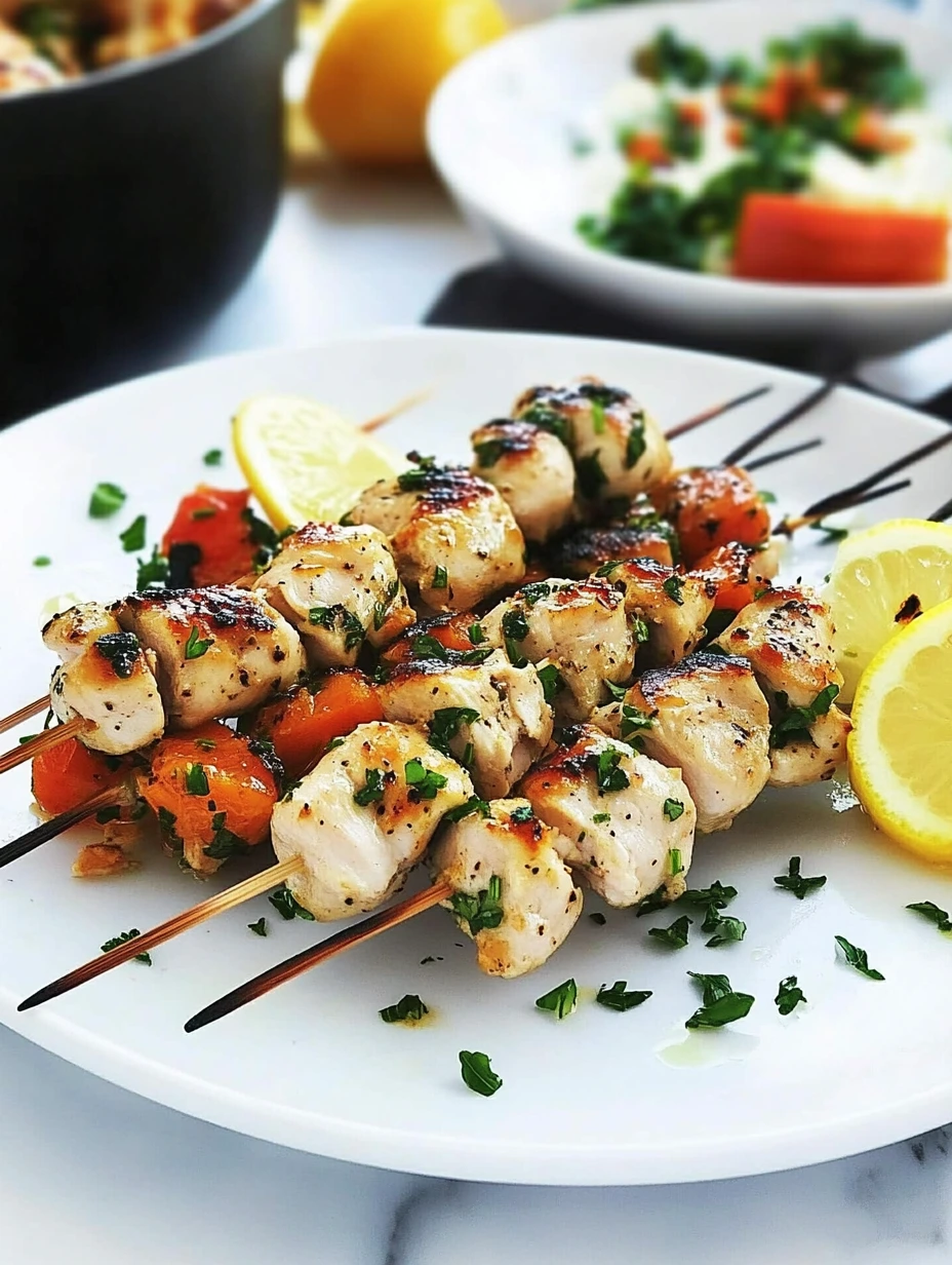 Brochettes de poulet