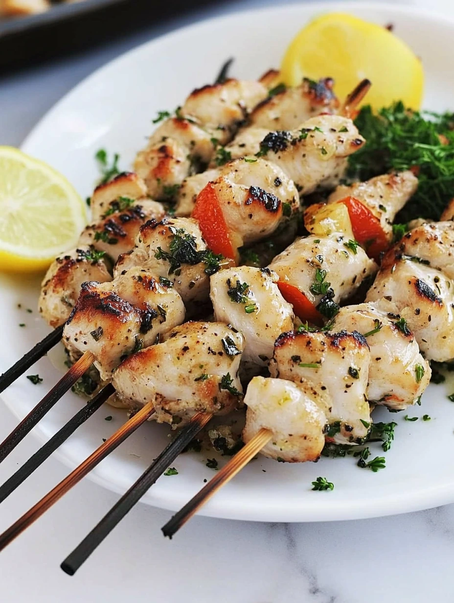 Brochettes de poulet delicieuses