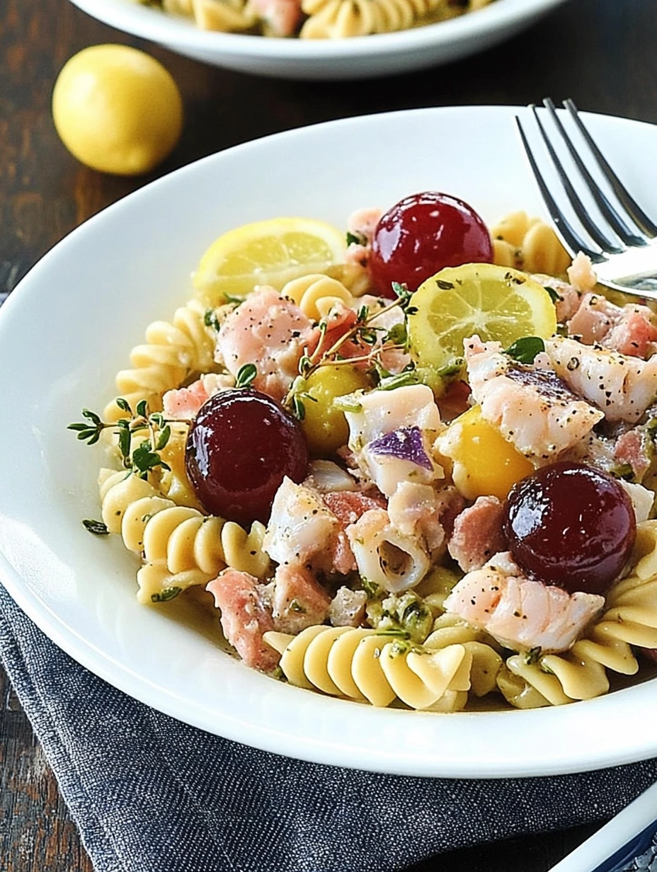 Salade de pâtes au thon et herbes