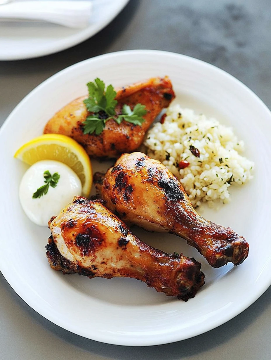 Pilons de poulet marinés