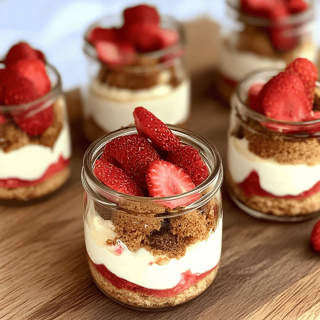 Tiramisu fraises spéculoos en verrines