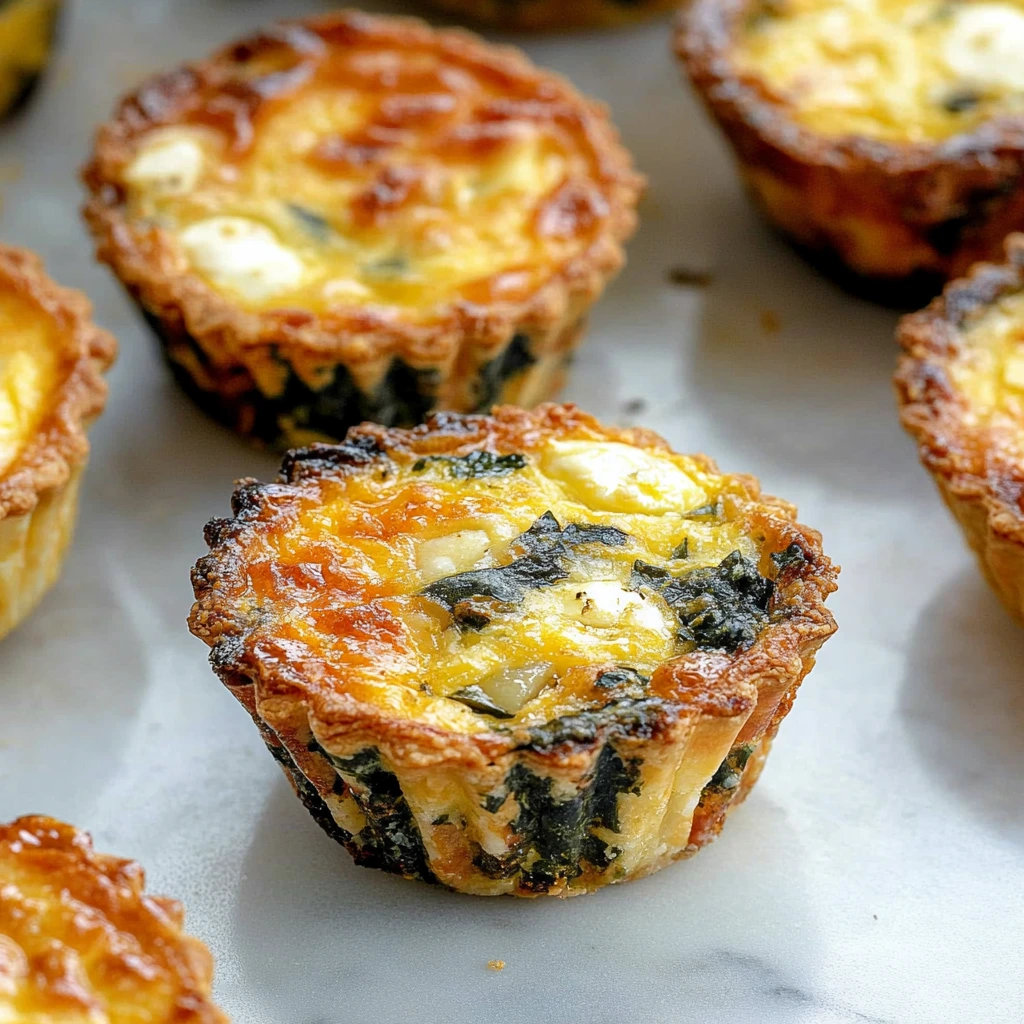 Mini quiches sans pâte