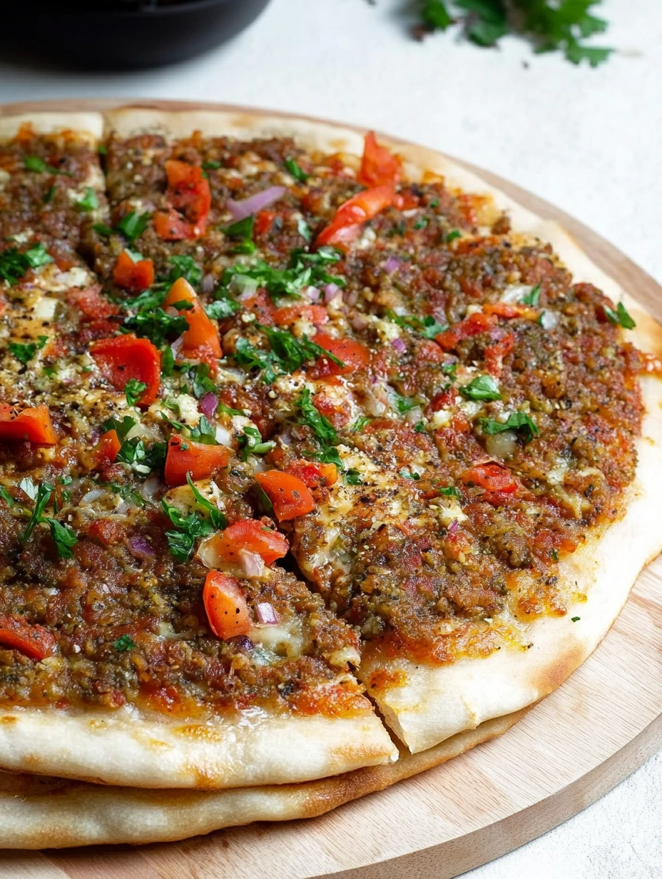 Lahmacun, pizza turque délicieuse