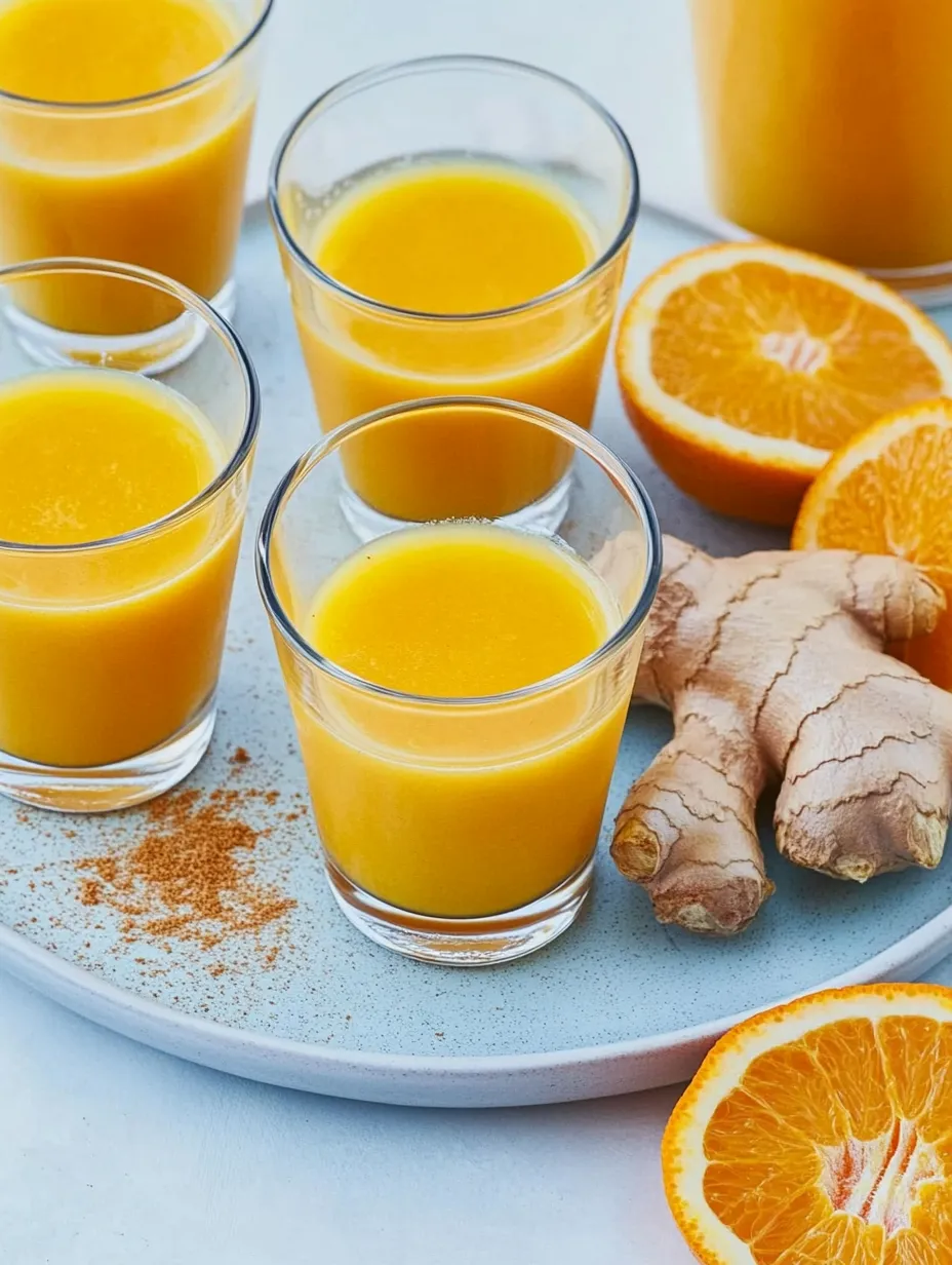 Concentré de vitamines: Shot gingembre-orange pour un boost d'énergie