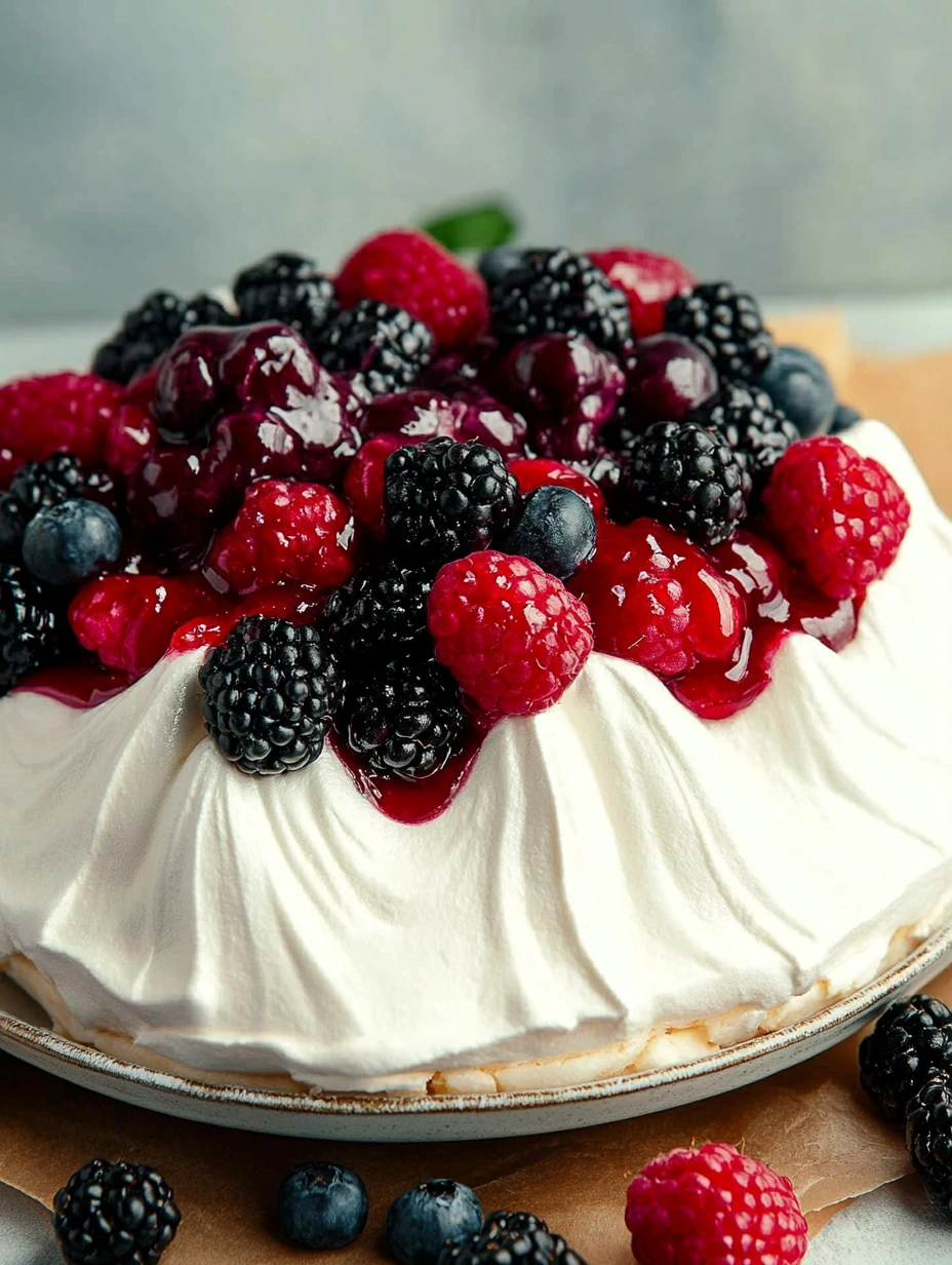 Pavlova aux fruits rouges conseilles