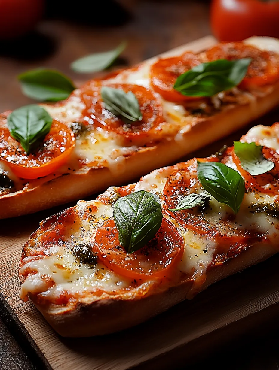 Des Baguettes Façon Pizza